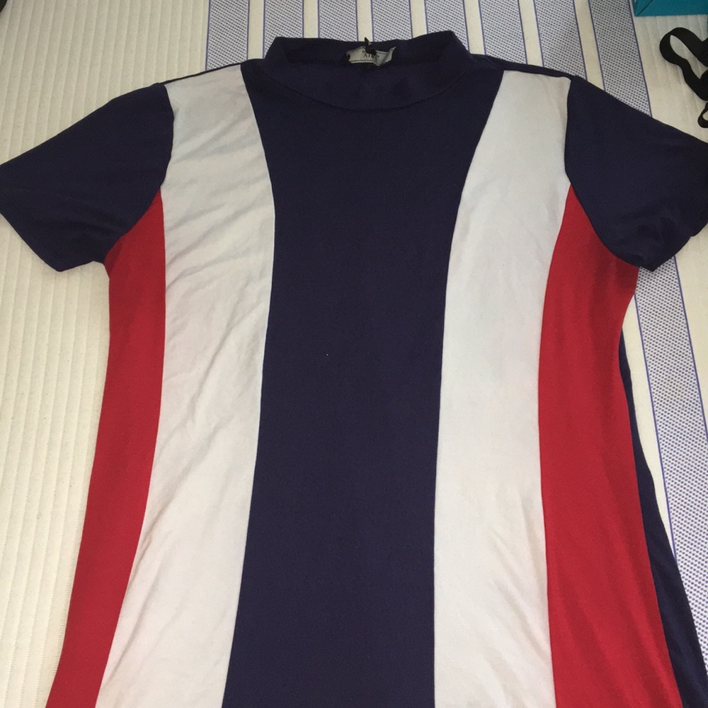 a colorblock dress